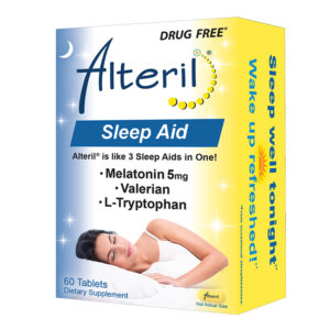 Alteril tablets 60 count right angle view
