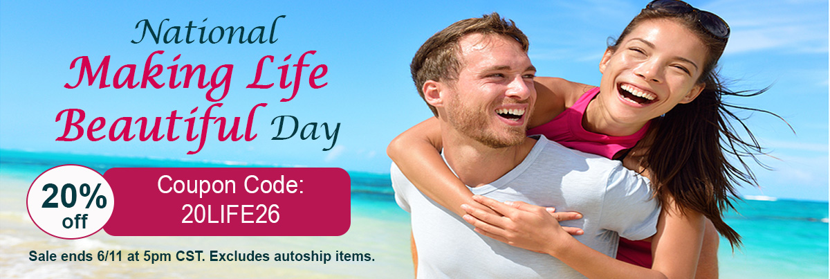 Making Life Beautiful Day Sale 20% off Banner